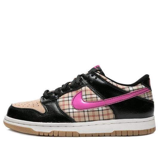 Nike Dunk Low GS Hemp/Pinkfire Ii-Sail-Light Brown 309601-264 sneakmarks