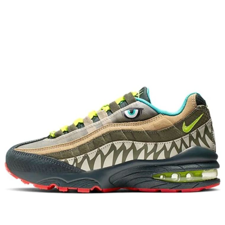 Nike Air Max 95 GS 'Monster' Outdoor Green/Parachute Beige-Light Orewood Brown-Cyber CI9943-300 sneakmarks