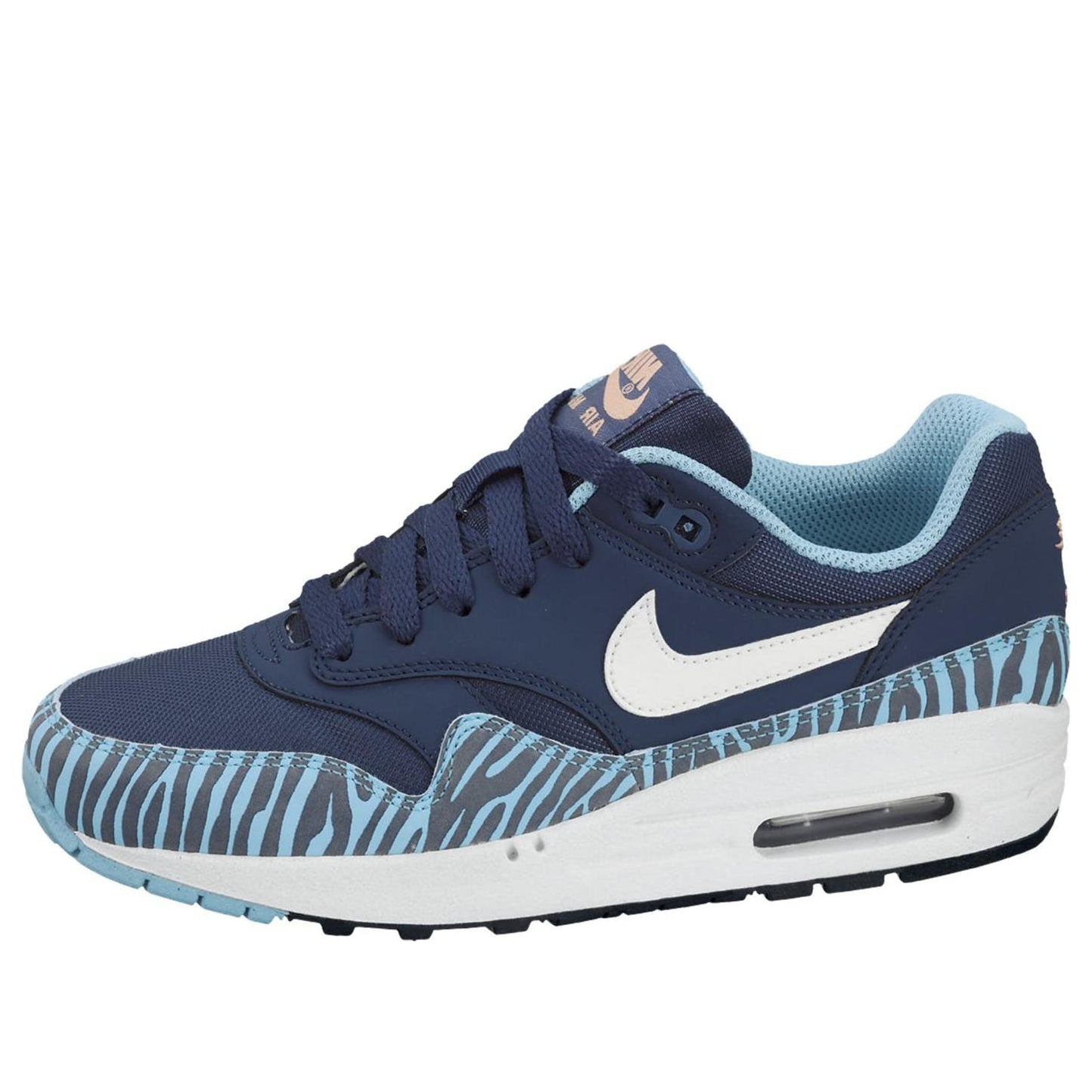 Nike Air Max 1 GS Tiger - Brave Blue 555766-402 KICKSOVER