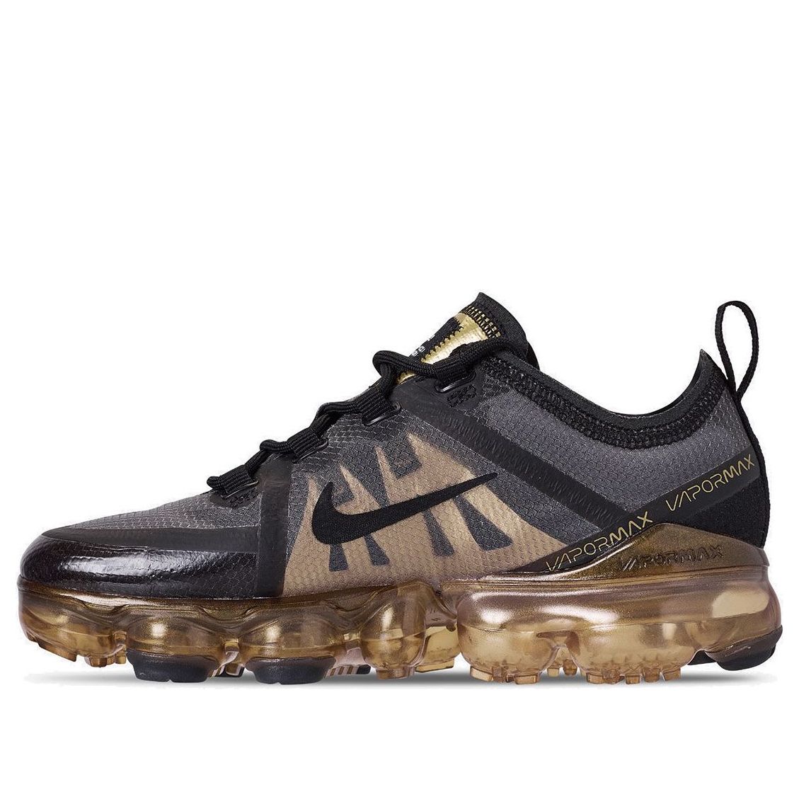 Nike Air VaporMax 2019 Black Metallic Gold AR6631-002 KICKSOVER