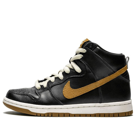 Nike Dunk High Pro SB Skateboard 'Guinness' Black/Lt British Tan 305050-020 sneakmarks