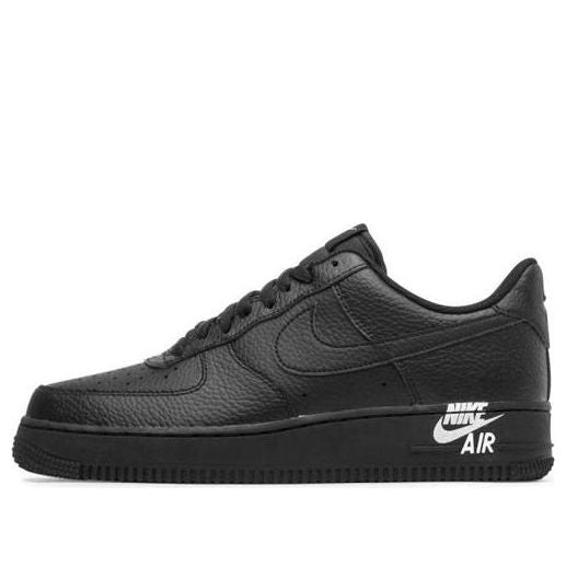 Nike Air Force 1 Low '07 Leather 'Emblem' Black/Black AJ7280-002