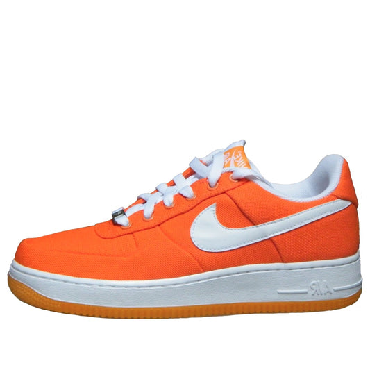 Nike Womens Air Force 1 Low Canvas Orange Blaze/White-Orange Peel 318636-811