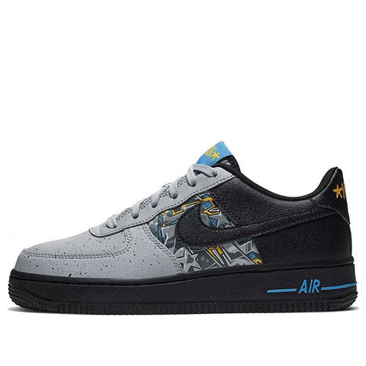 Nike Air Force 1 Low LV8 GS 'Graffiti Graphics' Black/Wolf Grey/Blue Hero/Black CQ4217-001