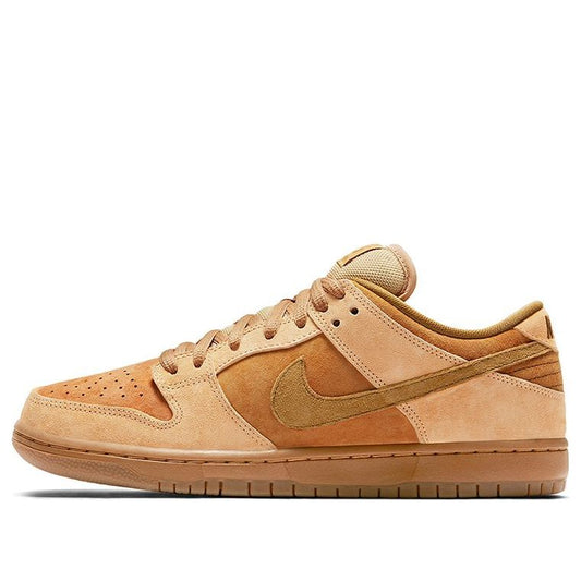 Nike SB Skateboard Dunk Low 'Reverse Reese Forbes Wheat' Dune/Twig-Wheat-Gum Medium Brown 883232-700 sneakmarks