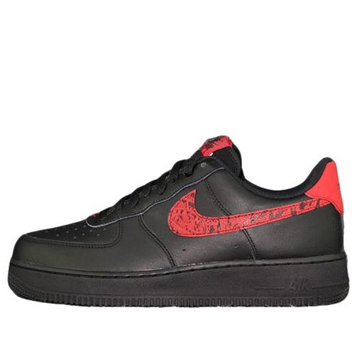 Nike Air Force 1 Low 'Red Paisley Black/University Red-University Red AO3154-001