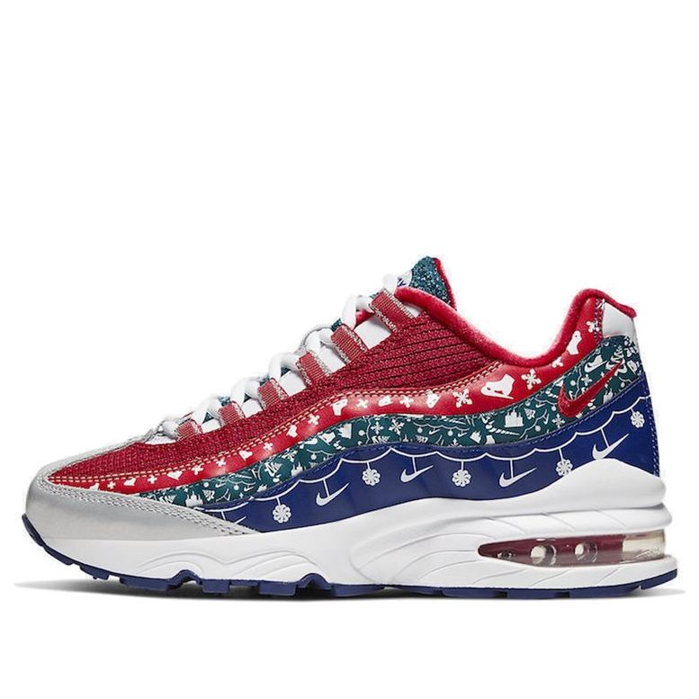 Nike Air Max 95'Ugly Christmas Sweater' GS White/University Red/Noble Red CT1593-100