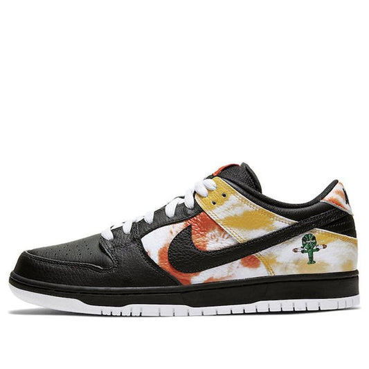 Nike SB Skateboard Dunk Low Pro QS Raygun Tie-Dye - Black BQ6832-001 sneakmarks