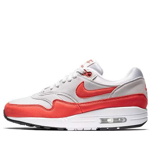 Nike Womens Air Max 1 'Habanero Red' Vast Grey/Habanero Red 319986-035