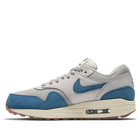 Nike Womens Air Max 1 Essential Light Bone Brigade Blue 599820-019