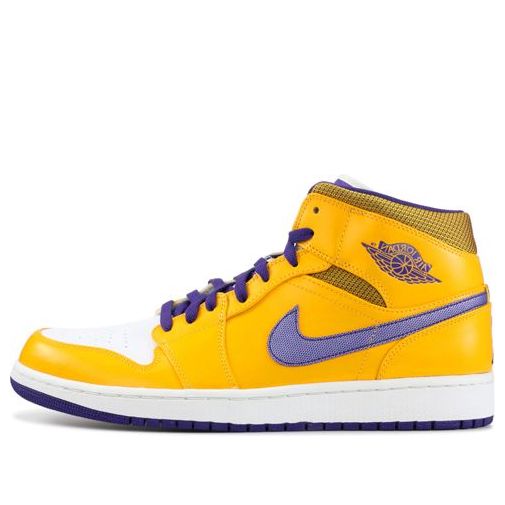 Air Jordan 1 Mid University Gold Grape Ice 554724-708