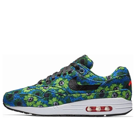 Nike Air Max 1 Premium SE 'Floral Mowabb' Oil Grey/Oil Grey/Volt/Cargo Khaki 858876-002