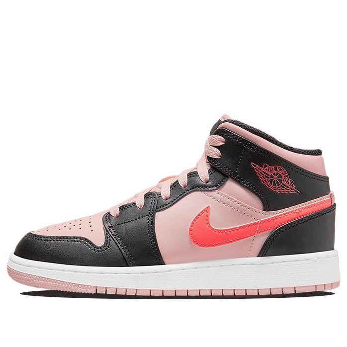 Air Jordan 1 Mid GS Pink Crimson 554725-604