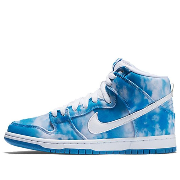 Nike SB Skateboard Dunk High 'Cloud' University Blue/White-University Blue 305050-414 sneakmarks