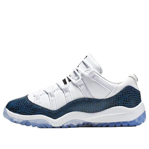 Air Jordan 11 Retro Low PS 'Navy Snakeskin' 2019 White/Black-Navy CD6848-102