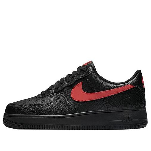 Nike Air Force 1 Low '07 'Black' Black/Black-Gym Red AA4083-011