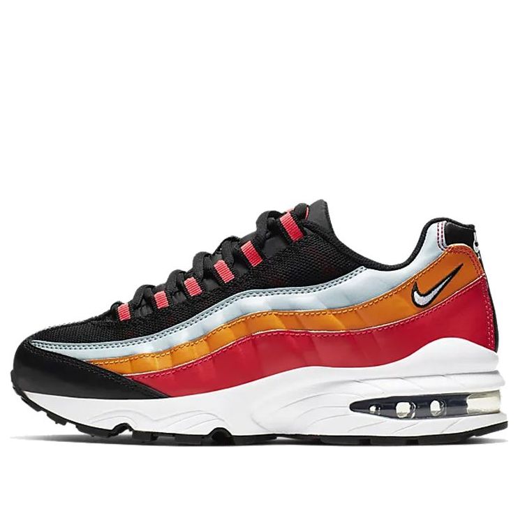 Nike Air Max 95 GS 'Ocean Cube' Black/White/Ocean Cube/Kumquat 905348-031 sneakmarks