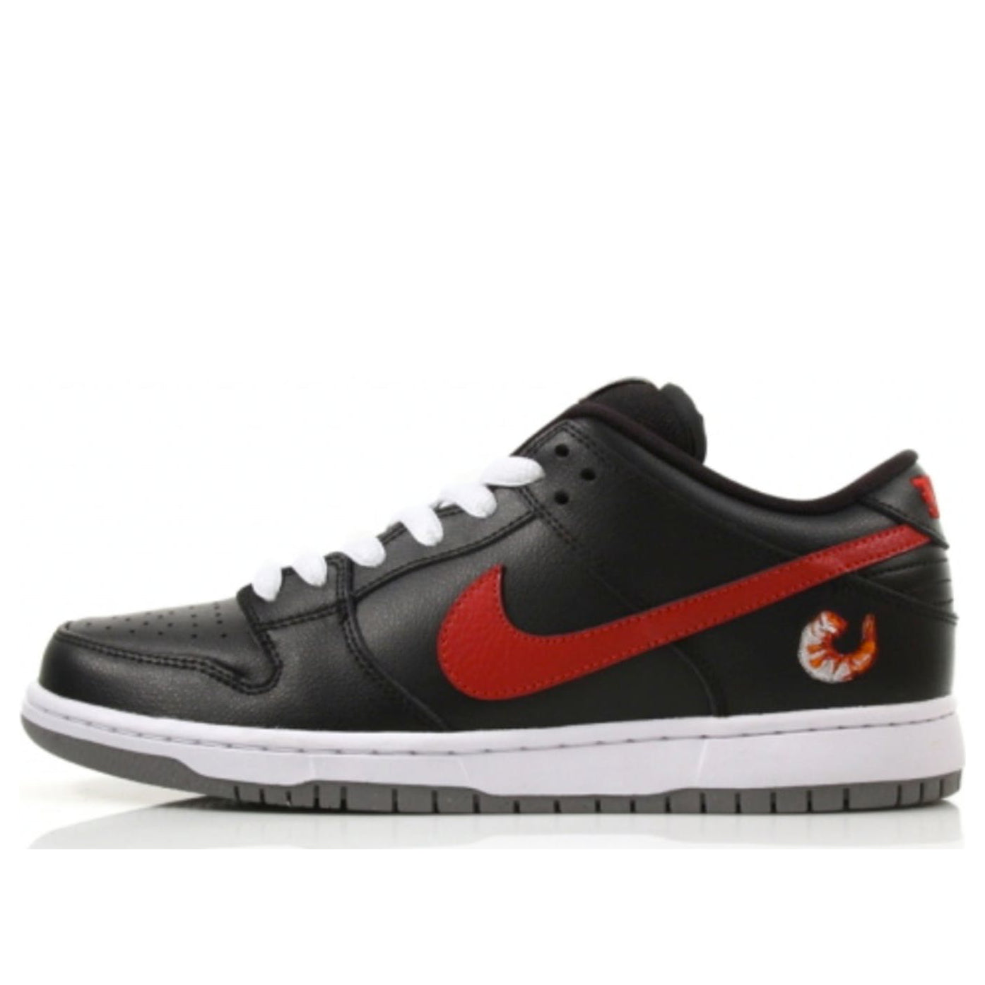 Nike Dunk Low Premium SB Skateboard 'Shrimp' Black/Varsity Red-White-Dust 313170-060 sneakmarks