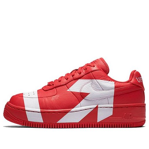 Nike Womens Air Force 1 Low Upstep 'Uptown' University Red/White 898421-601