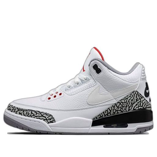 Air Jordan 3 Retro JTH NRG 'White Cement' White/Fire Red-Black-White AV6683-160