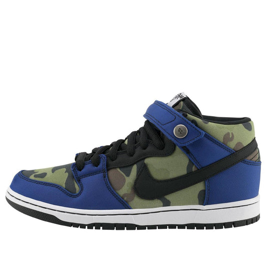 Nike Dunk Mid Pro Premium SB Skateboard Made For Skate Old Royal/Black-White 616348-410 sneakmarks