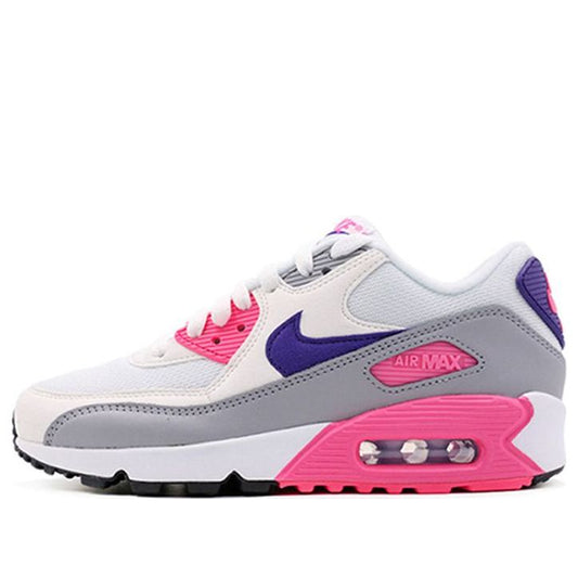 Nike Womens Air Max 90 White Court Purple 325213-136 KICKSOVER