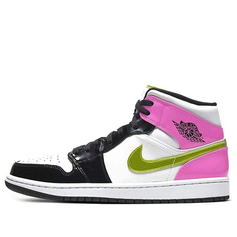 Air Jordan 1 Mid SE 'Cyber Active Fuchsia' White/Cyber/Active Fuchsia CZ9834-100