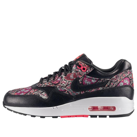 Nike Womens Air Max 1 QS Liberty - Black Solar Red 540855-006