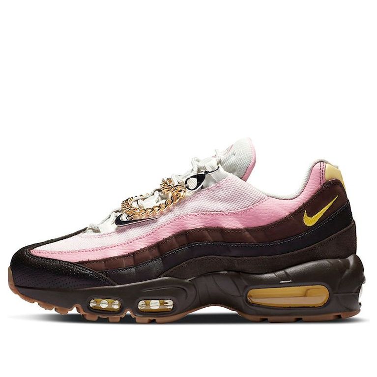 Nike Womens Air Max 95 'Cuban Link' Velvet Brown/Opti Yellow/Light British Tan CZ0466-200