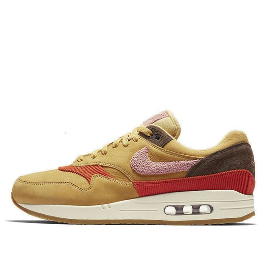 Nike Air Max 1 Premium 'Crepe Pack - Bacon' Wheat Gold/Rust Pink/Baroque Brown CD7861-700