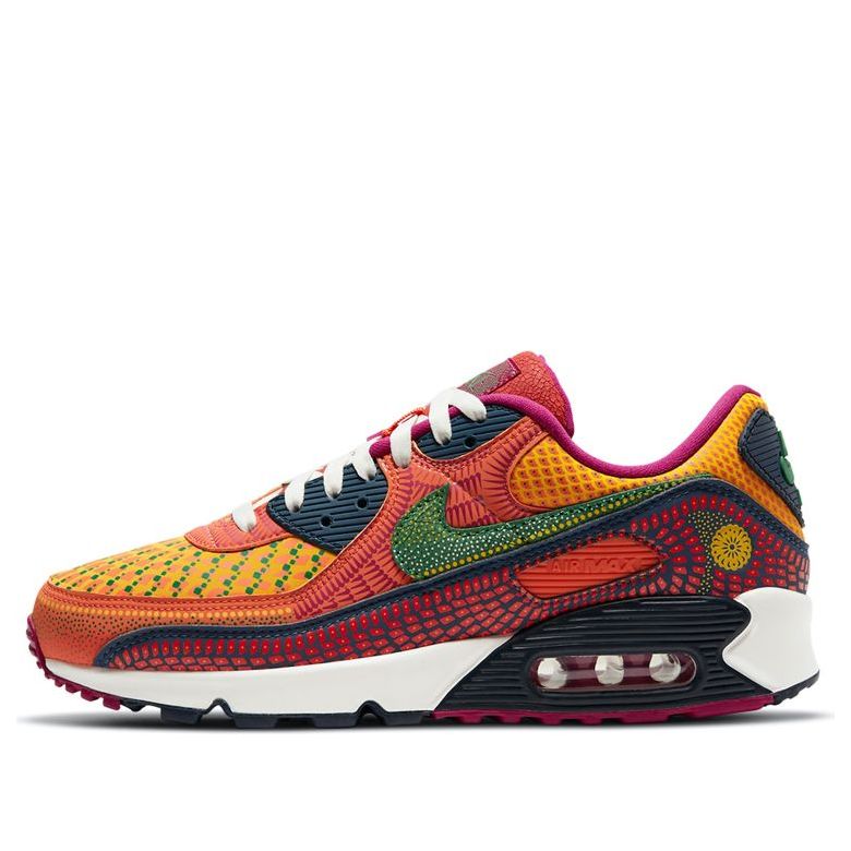 Nike Air Max 90 'Dia de los Muertos' Deep Ocean/Sail/University Gold/Cactus Flower DC5154-458 KICKSOVER