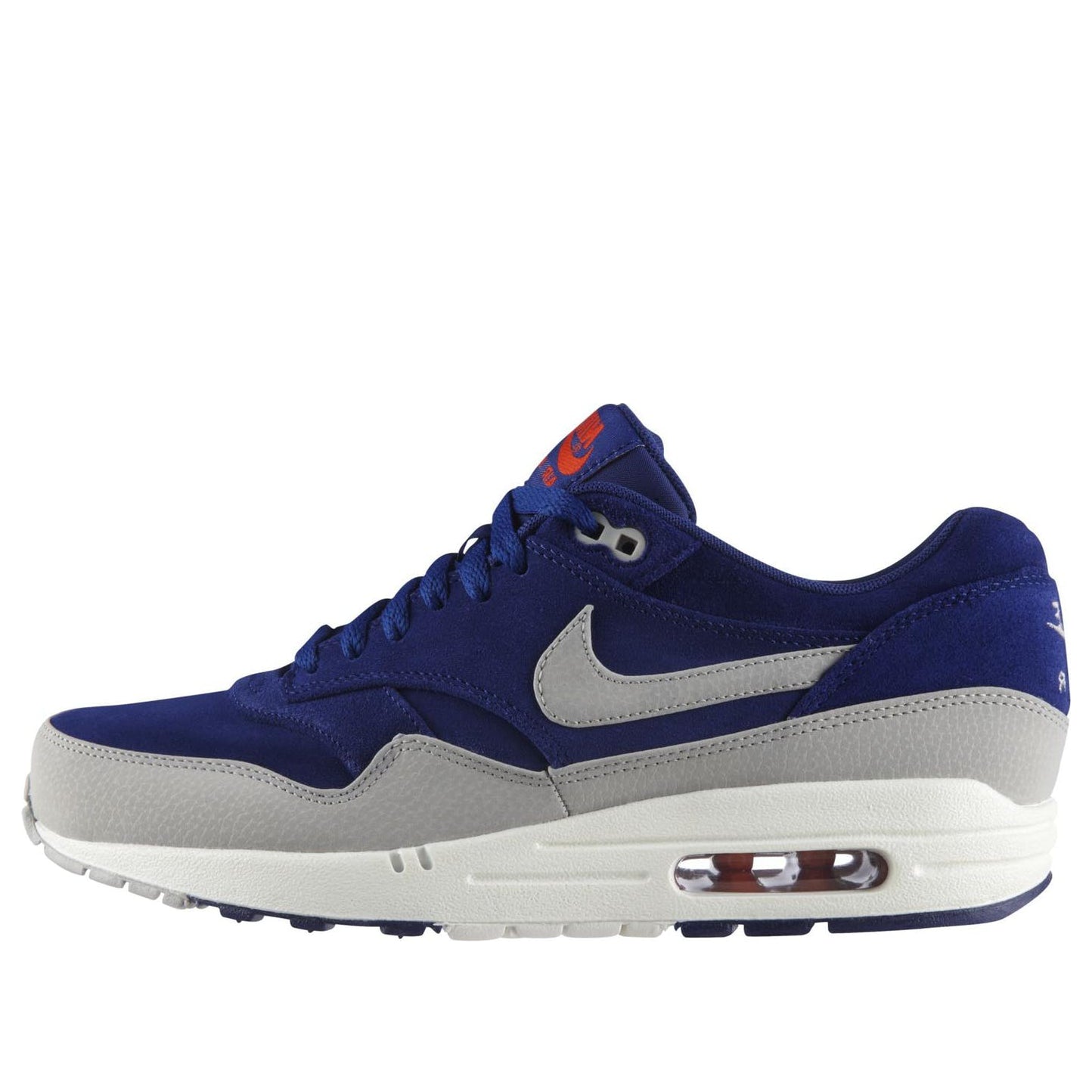 Nike Air Max 1 Premium 'Deep Royal Granite' Deep Royal Blue/Granite/Sail/Team Orange 512033-408