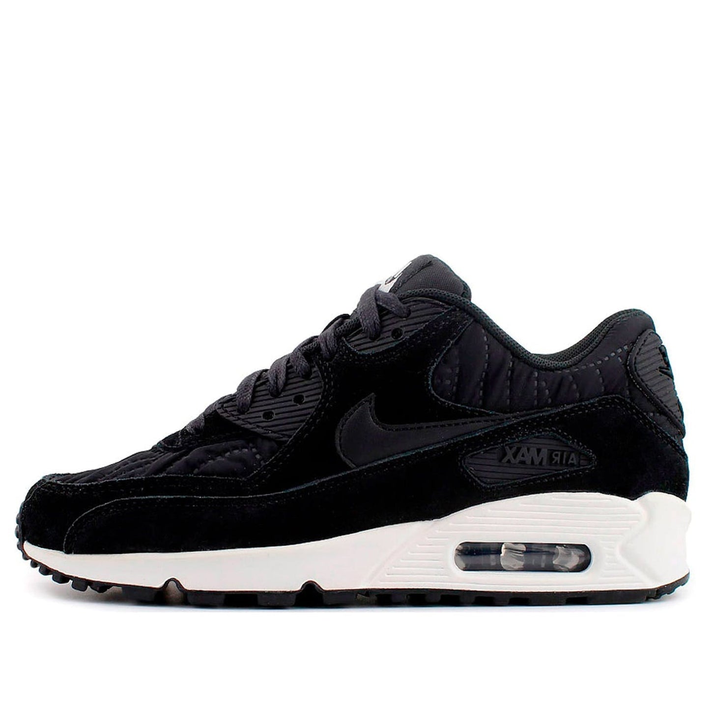 Nike Womens Air Max 90 Premium 'Black Ivory' Black/Black-Ivory 443817-009