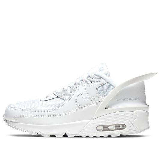 Nike Air Max 90 FlyEase GS 'Triple White' White/White/White CV0526-102 KICKSOVER