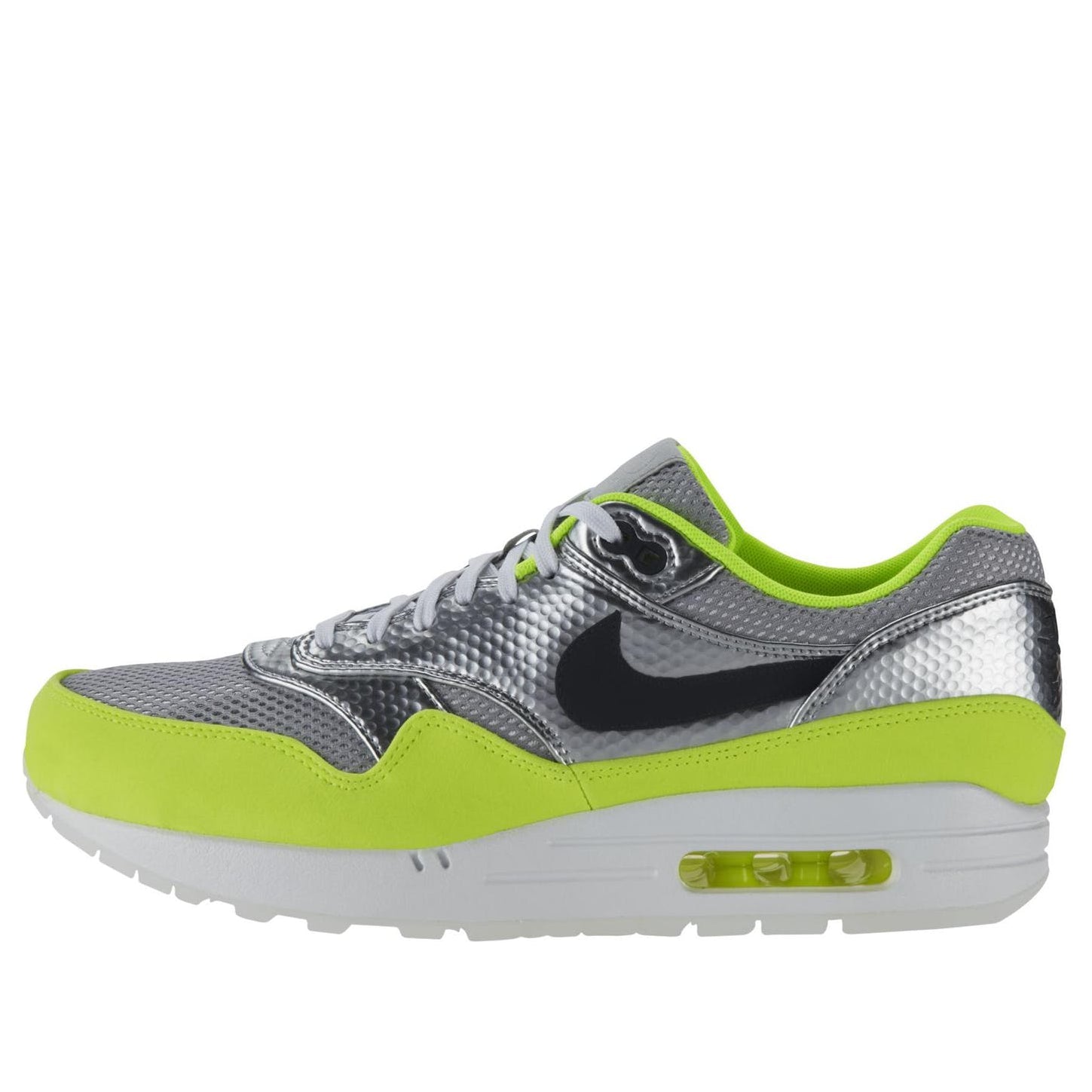 Nike Air Max 1 Fb Premium Qs 'Mercurial Pack' Metallic Silver/Black/Volt 665874-007