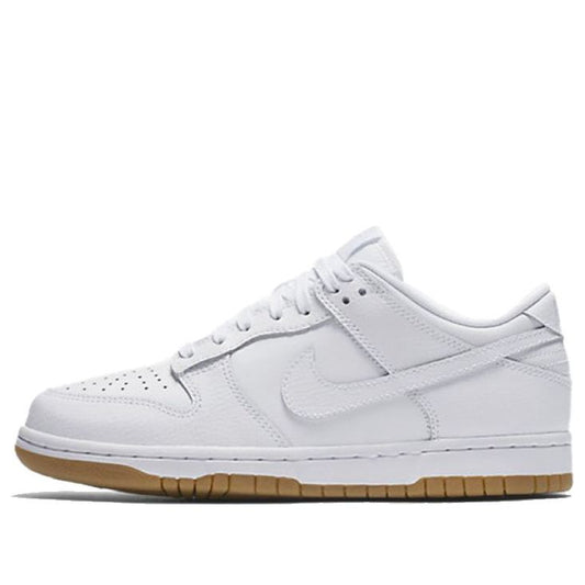 Nike Womens WMNS Dunk Low 'White Gum' White/Pure Platinum/Gum Light Brown/White 311369-100 sneakmarks