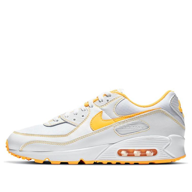 Nike Air Max 90 'Laser Orange' White/White/Laser Orange DH0276-100 KICKSOVER