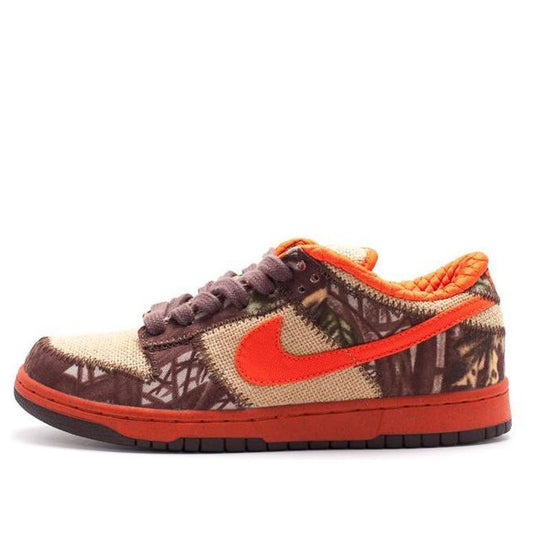 Nike Dunk Low Pro SB Skateboard 'Hunter Reese Forbes' Natural Burlap/Orange Blaze 304292-281 sneakmarks