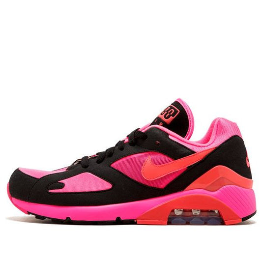 Nike Comme des Garcons x Air Max 180 Black Pink Laser Pink/Solar Red-Black AO4641-601