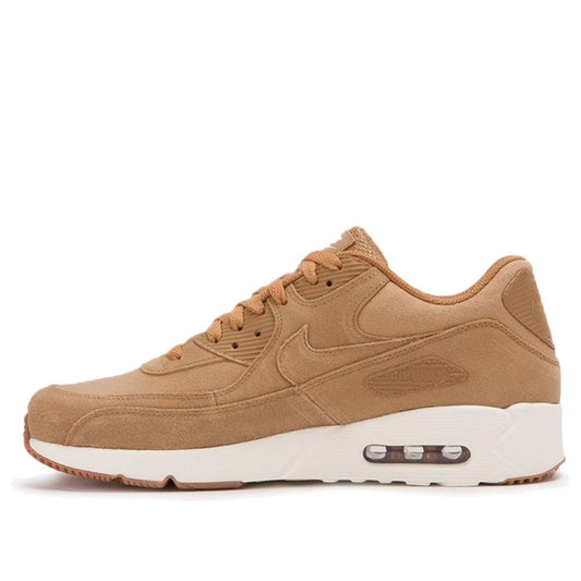 Nike Air Max 90 ULTRA 2.0 LTR FLAX/FLAX-SAIL-GUM MED BROWN 924447-200 KICKSOVER