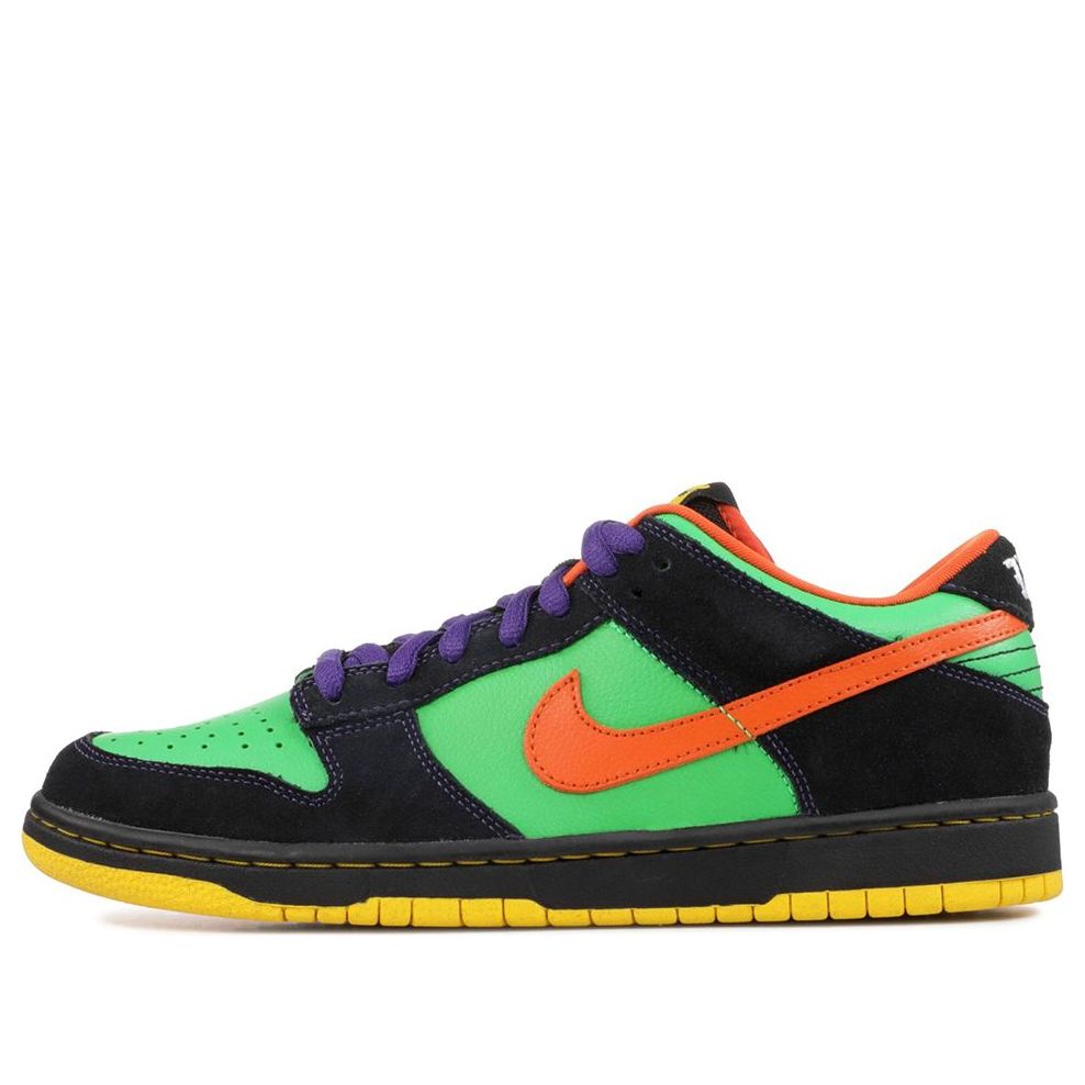 Nike Dunk Low Premium SB Green Spark/Hoop Orange 313170-381 sneakmarks