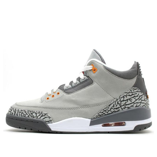 Air Jordan 3 Retro LS 'Cool Grey' 2006 Silver/Sport Red-Light Graphite-Orange Peel 315297-062