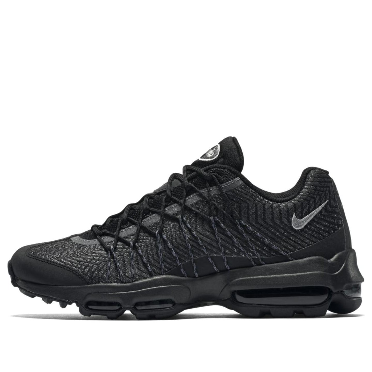 Nike Air Max 95 Ultra JCRD 'Black' Black/Silver-Dark Grey-White 749771-001