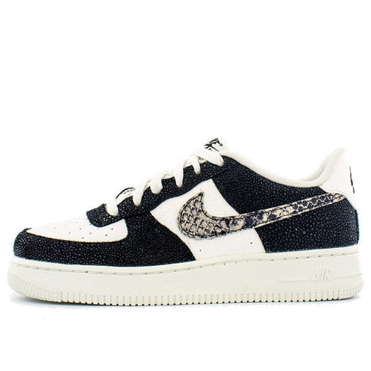 Nike Air Force 1 Low LV8'Snakeskin' GS Summit White/Black 820438-111