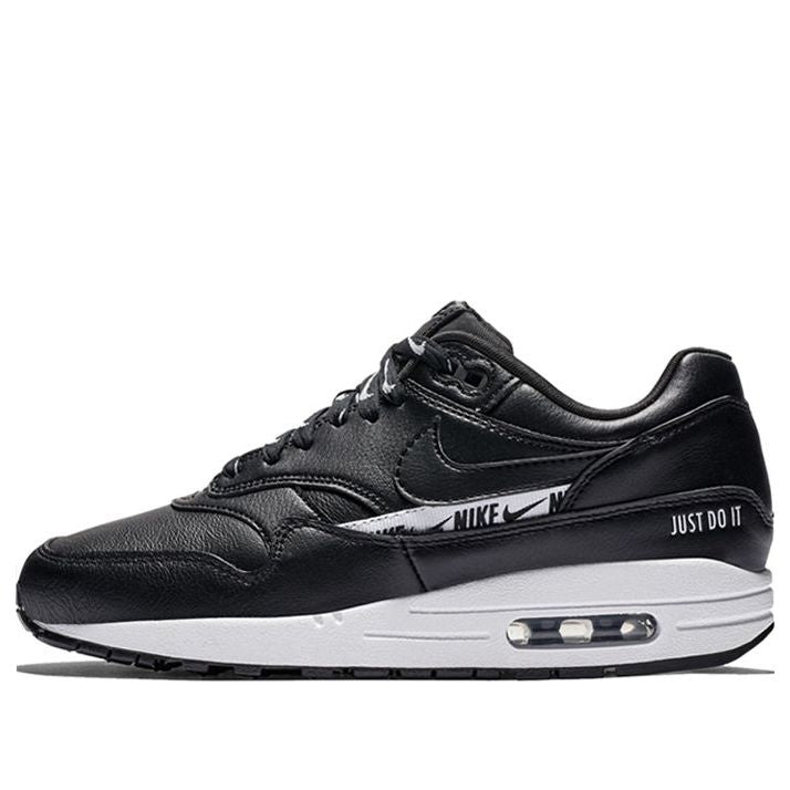 Nike Womens Air Max 1 SE 'Black Logo' Black/White/Black 881101-005