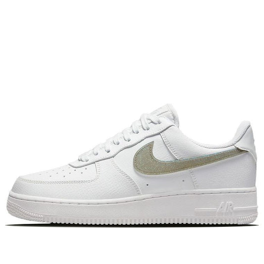 Nike Womens Air Force 1 Low Glitter Swoosh DH4407-101