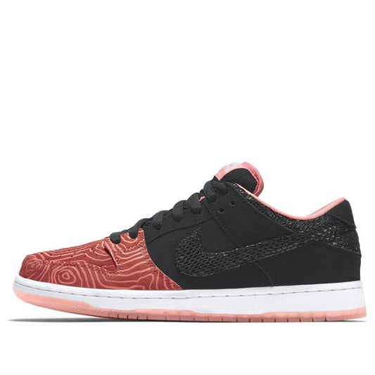 Nike Premier x Dunk Low Pro SB Skateboard 'Fish Ladder' atomic pink /black white 313170-603 sneakmarks