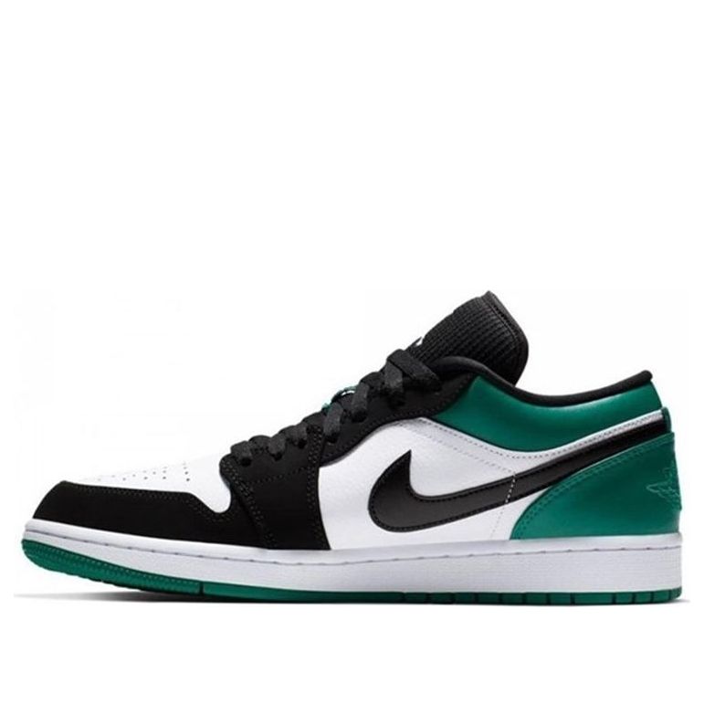 Air Jordan 1 Low White Black Mystic Green 553558-113