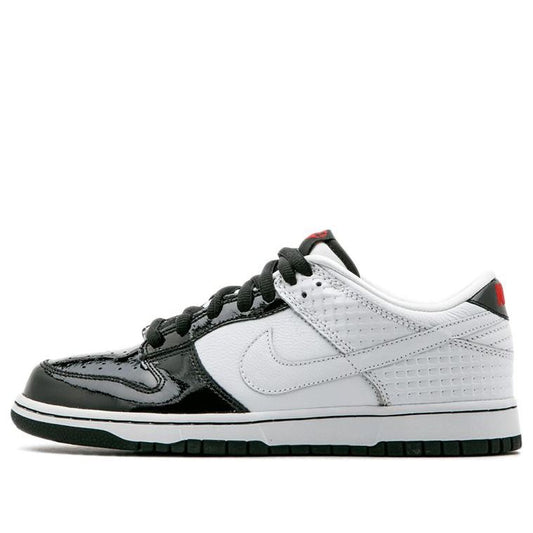 Nike Dunk Low Premium 'Jordan Pack' White/White-Black 307696-113 sneakmarks