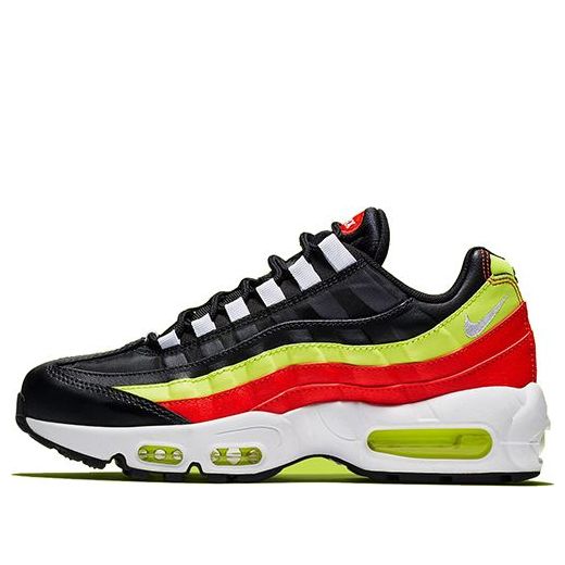 Nike Womens Air Max 95 Black Neon Red 307960-019